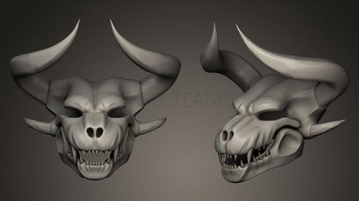3D model Charr Skull (STL)
